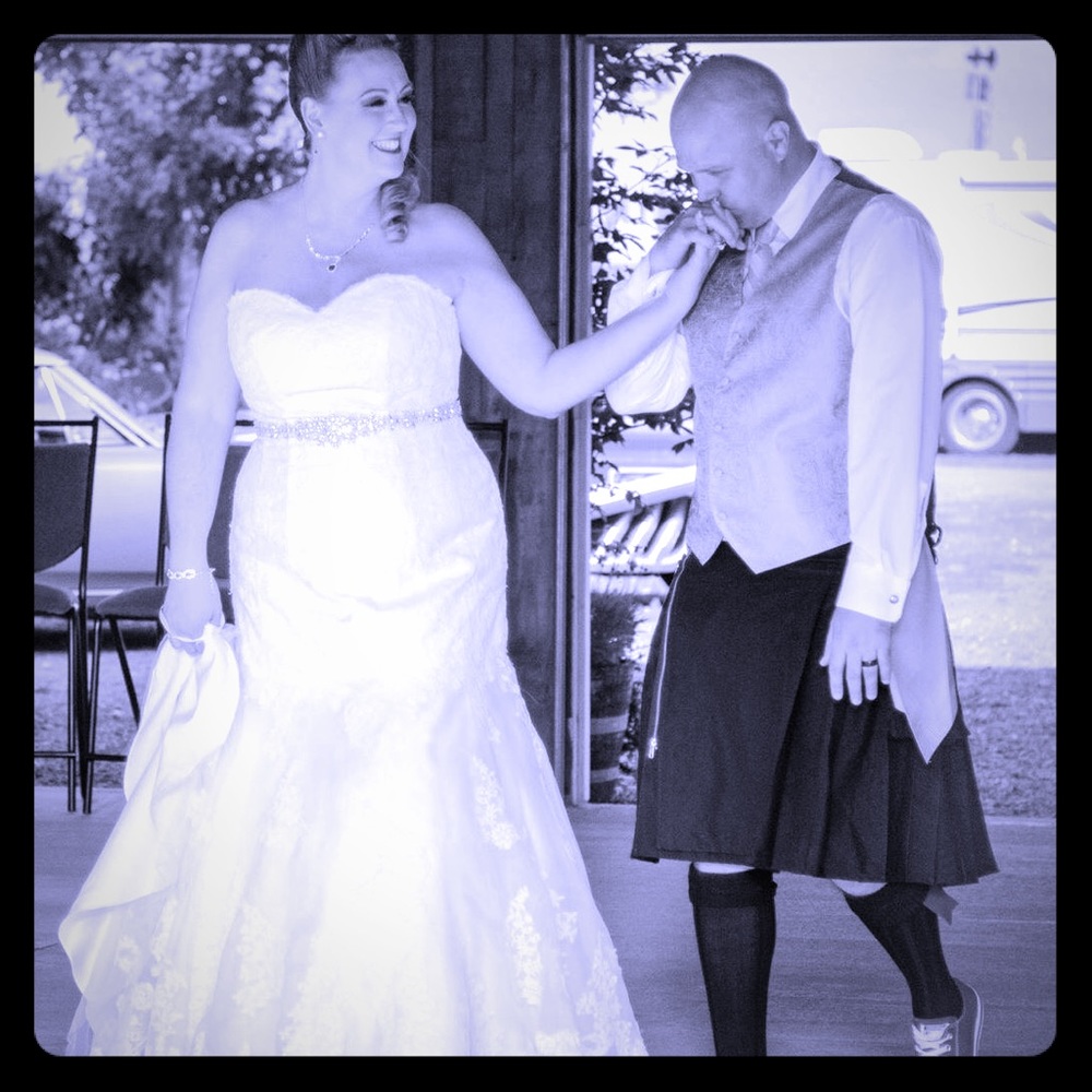 Wedding Dress gently used!